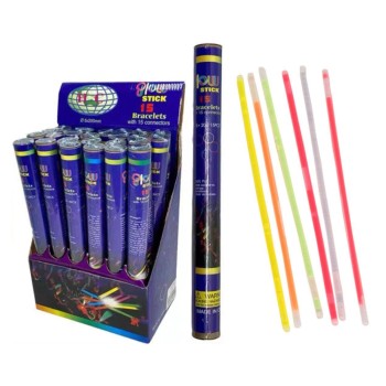 GLOW STICKS ΒΡΑΧΙΟΛΙ ΣΕΤ 15τεμ.