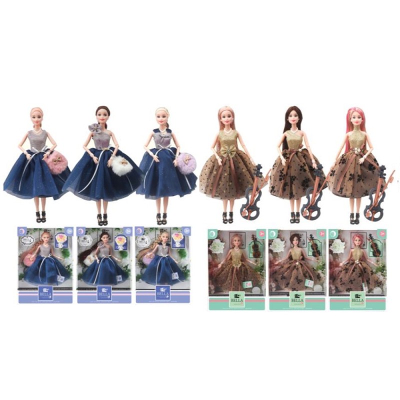 ΚΟΥΚΛΑ BELLA ΜΕ ΤΟΥΑΛΕΤΑ 2 ΣΧΕΔΙΑ