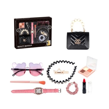 ΣΕΤ ΤΣΑΝΤΑ MAKE UP ΚΟΣΜΗΜΑΤΑ  ΠΡΑΓΜΑΤΙΚΟ ΡΟΛΟΙ