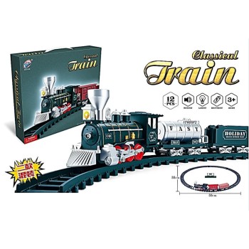 ΤΡΕΝΟ ΜΗΧΑΝΗ 2 ΒΑΓΟΝΙΑ ΜΕ ΗΧΟ ΚΑΙ ΦΩΣ