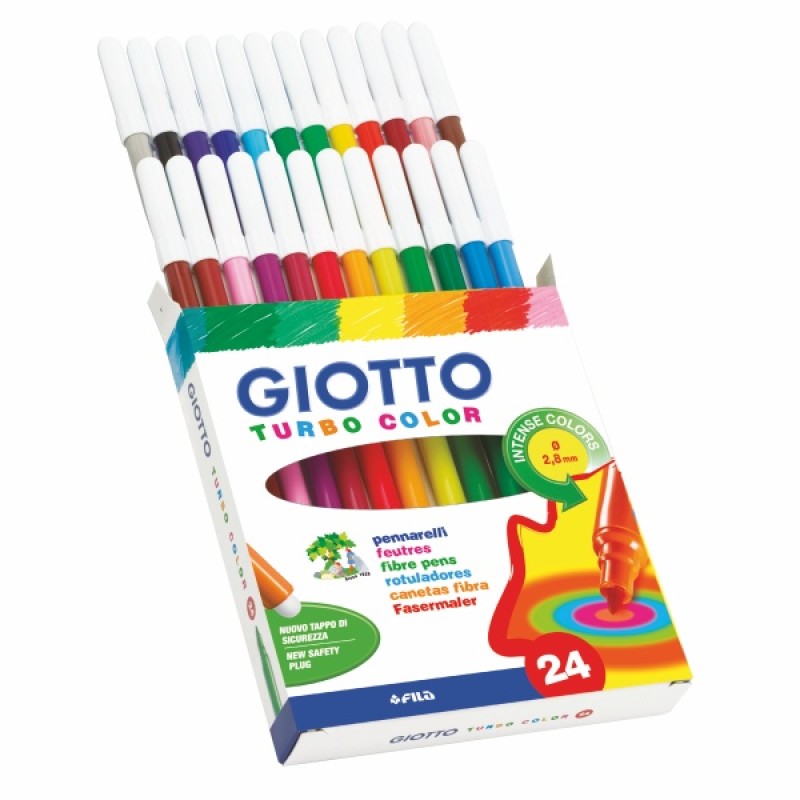 ΜΑΡΚΑΔΟΡΟΙ GIOTTO ΨΙΛΟΙ TURBO COLOR ΤΩΝ 24