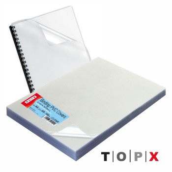 ΒΙΒΛΙΟΔΕΣΙΑΣ ΕΞΩΦΥΛΛΑ TOPX Α4 ΠΛΑΣΤΙΚΑ (P.V.C.) ΔΙΑΦΑΝΗ 150mic