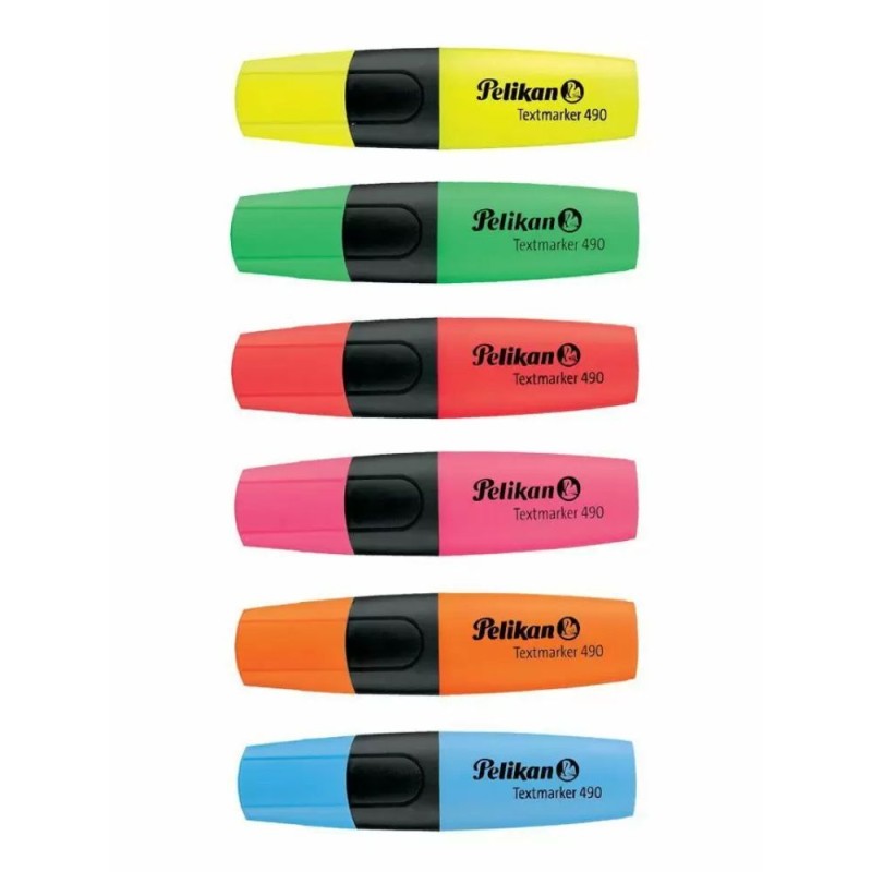 ΜΑΡΚΑΔΟΡΟΙ PELIKAN ΥΠΟΓΡΑΜΜΙΣΗΣ ΦΩΣΦΟΡΟΥΧΟΙ 490