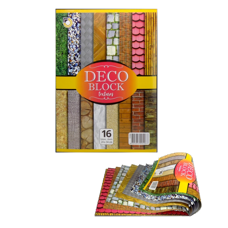 ΜΠΛΟΚ DECO OPTIMUM TEXTURE 25x35 16φ 250gr