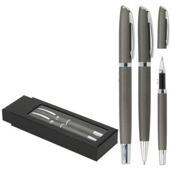 ΣΤΥΛΟ WELLINGTON ΣΕΤ TOLEDO BLACK  (Διαρκείας & roller)