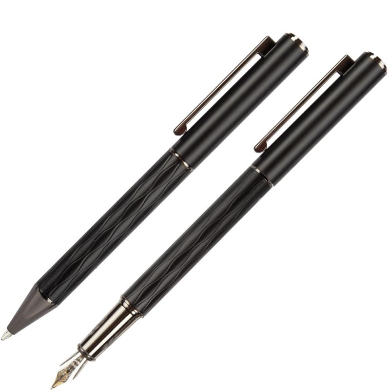 ΣΤΥΛΟ WELLINGTON ΣΕΤ INFINITY BLACK  (Διαρκείας & Πέννα)