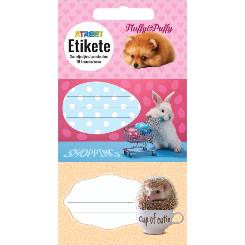 ΕΤΙΚΕΤΕΣ ΣΧΟΛΙΚΕΣ ANIMALS CUTE (3 φύλλα) 213290