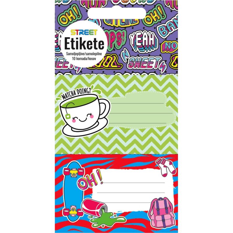 ΕΤΙΚΕΤΕΣ ΣΧΟΛΙΚΕΣ TEEN GIRLS (3 φύλλα) 213288