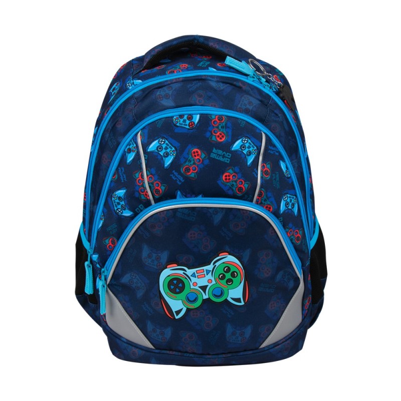 ΤΣΑΝΤΑ ΣΧΟΛΙΚΗ STREET CONSOLE 31x18x41cm (με εργονομική πλάτη air system και σκληρό πάτο)