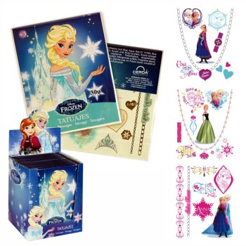 ΑΥΤΟΚΟΛΛΗΤΑ CERDA ΤΑΤΟΥΑΖ FROZEN (σετ 30φυλ.)