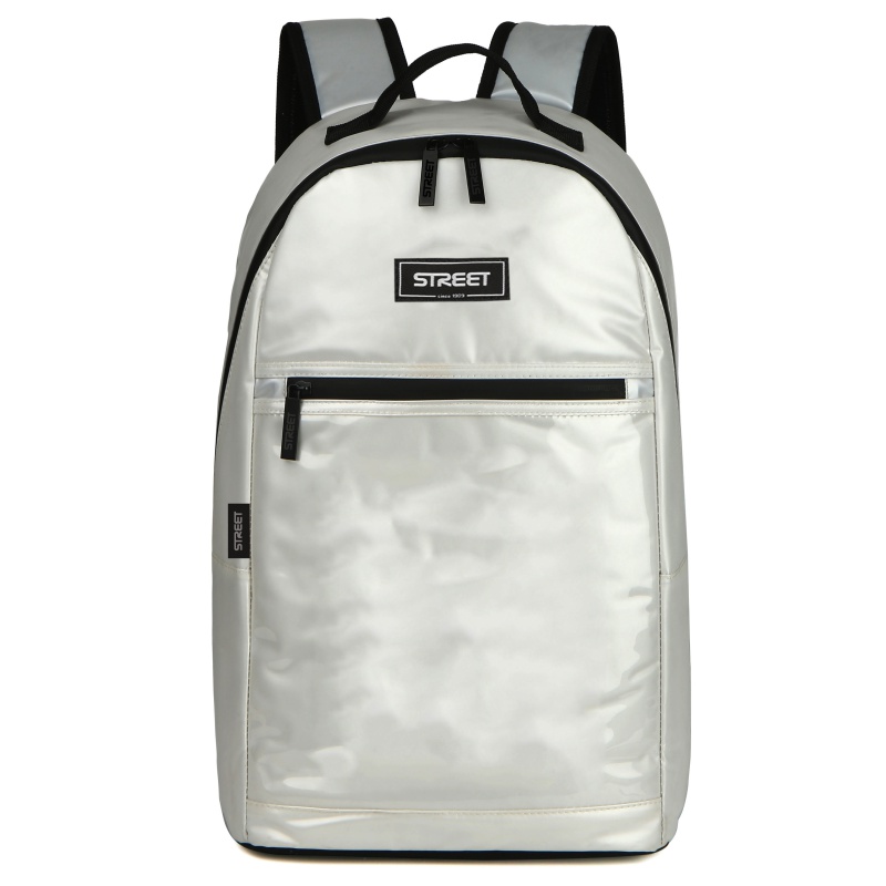 ΤΣΑΝΤΑ BACKPACK FASHION STREET PEARL SILVER 31x16x45cm
