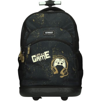 ΤΣΑΝΤΑ ΣΧΟΛΙΚΗ STREET TROLLEY GAMING 34x22x47 cm (με εργονομική πλάτη air system και σκληρό πάτο)