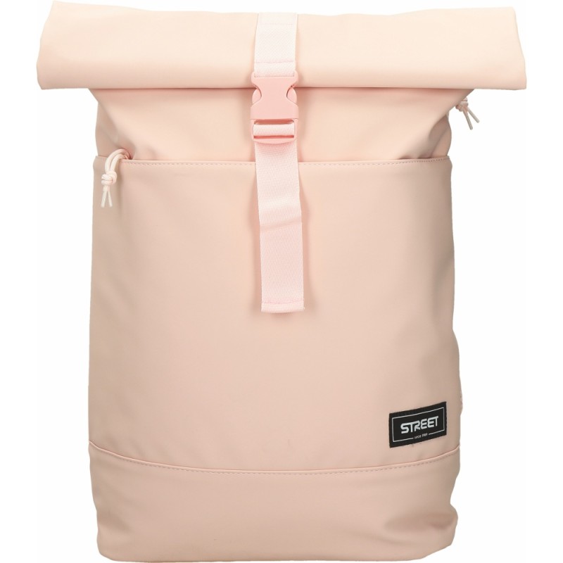 ΤΣΑΝΤΑ BACKPACK FASHION STREET ROLLUP "BLUSH" 30x12x46cm