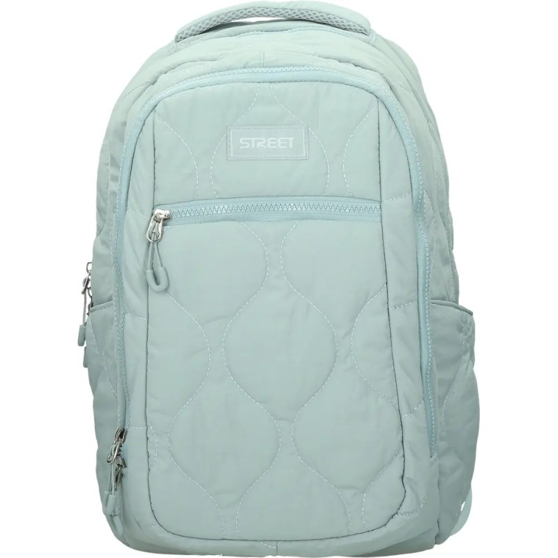 ΤΣΑΝΤΑ BACKPACK STREET PUFFY MINT 30x20x45cm (με εργονομική πλάτη air system)