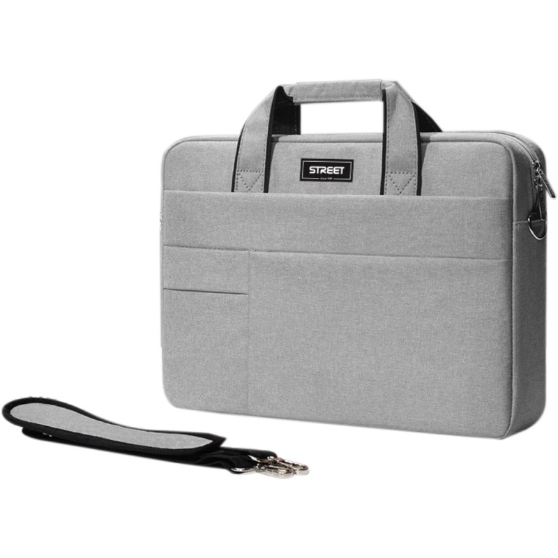ΤΣΑΝΤΑ BUSINESS  STREET SLEEK  GREY 42x31x5cm