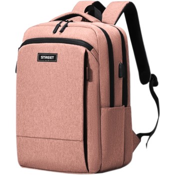 ΤΣΑΝΤΑ BACKPACK STREET ELITE  ROSE  46x32x17cm (θηκη για laptop)