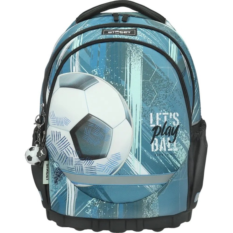 ΤΣΑΝΤΑ ΣΧΟΛΙΚΗ STREET FOOTBALL  31x16x43cm (με εργονομική πλάτη air system και σκληρό πάτο)