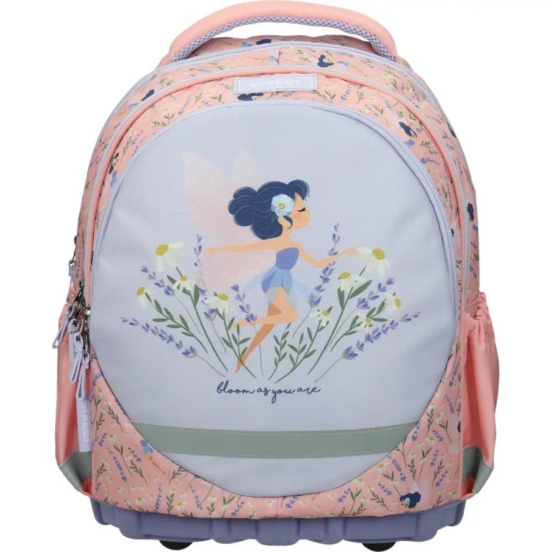 ΤΣΑΝΤΑ ΣΧΟΛΙΚΗ STREET ERGO BLOOM  31x15x40cm (με εργονομική πλάτη air system και σκληρό πάτο)