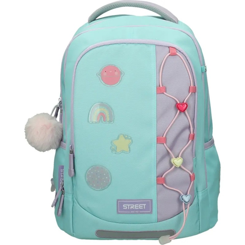 ΤΣΑΝΤΑ ΣΧΟΛΙΚΗ STREET COSMO TWINKLE 30x18x41cm (με εργονομική πλάτη air system)