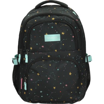 ΤΣΑΝΤΑ ΣΧΟΛΙΚΗ STREET MAGIC  32x15x45cm (με εργονομική πλάτη air system και σκληρό πάτο)