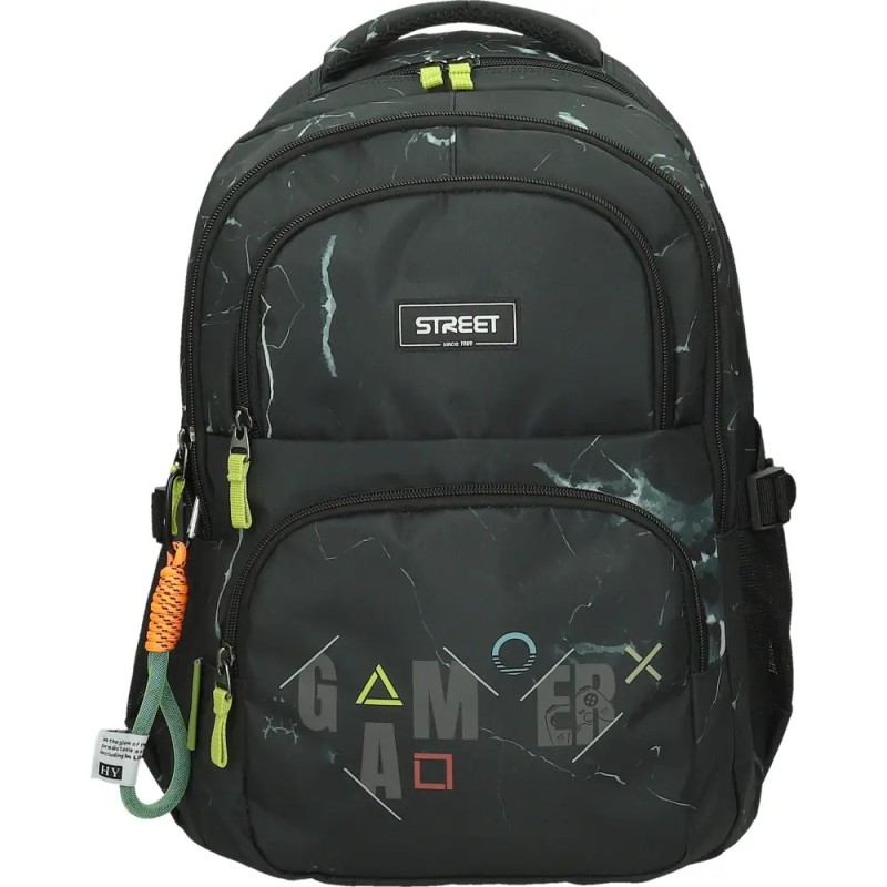 ΤΣΑΝΤΑ ΣΧΟΛΙΚΗ STREET GAMING 32x15x45cm (με εργονομική πλάτη air system και σκληρό πάτο)