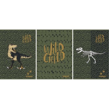 ΤΕΤΡΑΔΙΑ ΡΙΓΕ STREET DINOSAUR A5 54φυλ. (80gr)