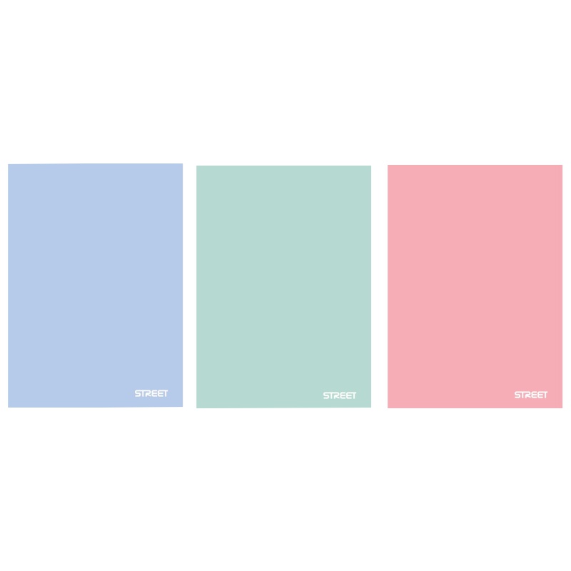ΤΕΤΡΑΔΙΑ ΡΙΓΕ STREET PASTEL PP A5 42φυλ. (80gr)