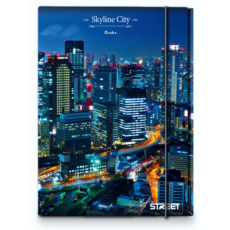 ΚΟΥΤΙ ΛΑΣΤΙΧΟ STREET SKYLINE A4 1cm