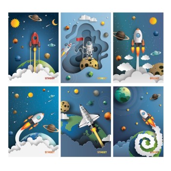 ΤΕΤΡΑΔΙΑ ΡΙΓΕ STREET STARS A5 54φυλ. (80gr)