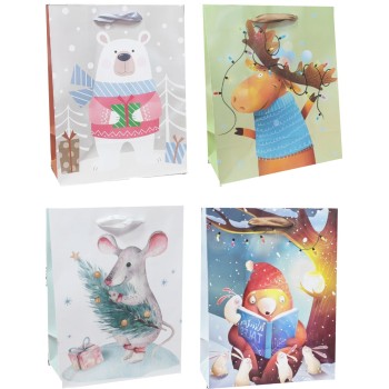 ΤΣΑΝΤΕΣ ΔΩΡΩΝ CHRISTMAS 18χ23χ10cm