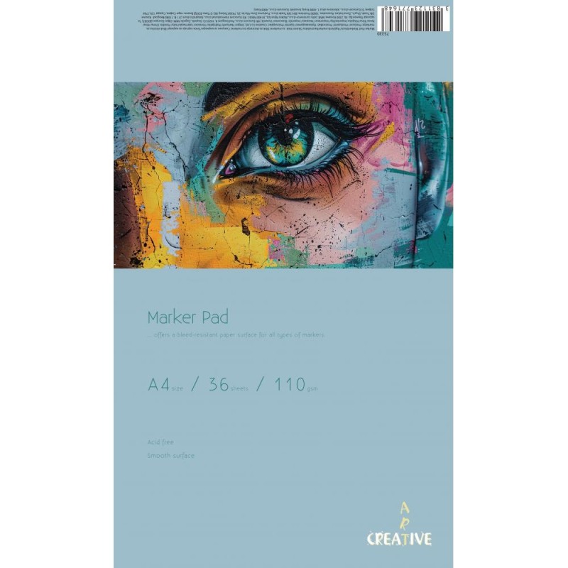 ΜΠΛΟΚ ACRYLIC MARKER CREATIVE A4 36φυλ. 110gr