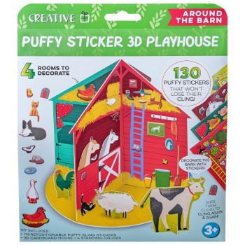 ΑΥΤΟΚΟΛΛΗΤΑ 3D ΣΕΤ FARM