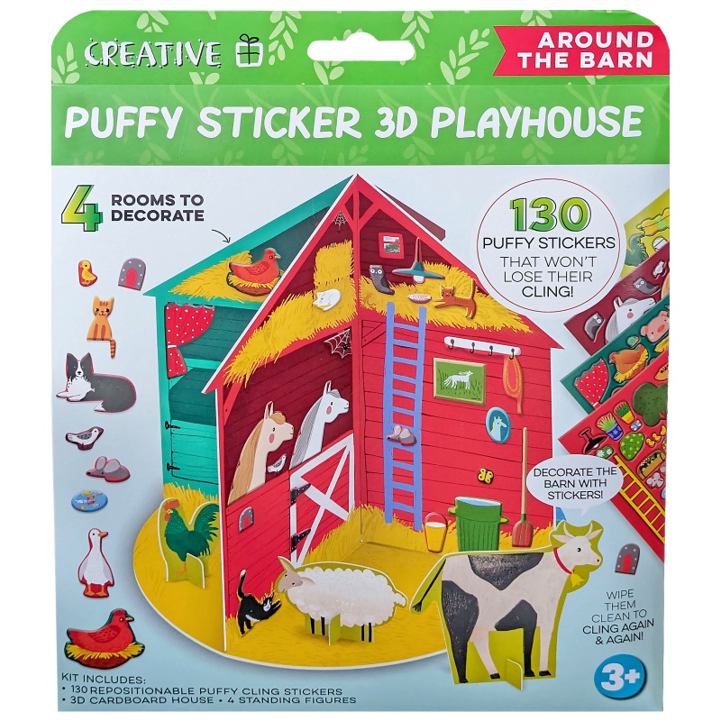 ΑΥΤΟΚΟΛΛΗΤΑ 3D ΣΕΤ FARM