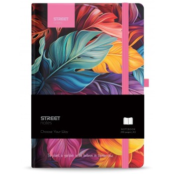 ΣΗΜΕΙΩΜΑΤΑΡΙΟ STREET FLOWERS PETAL B5 96σελ. (80gr ριγέ)