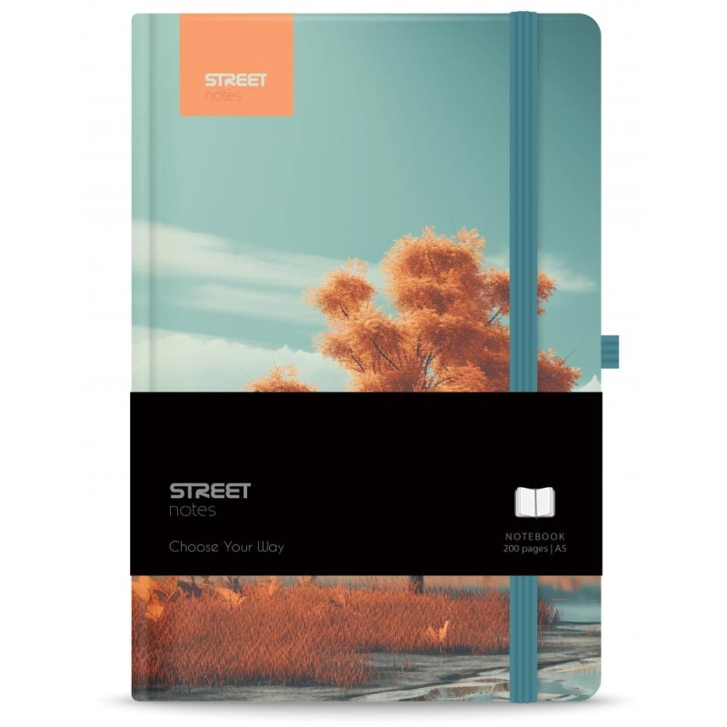 ΣΗΜΕΙΩΜΑΤΑΡΙΟ STREET TREES ENCHANTED A6 96σελ. (80gr ριγέ)