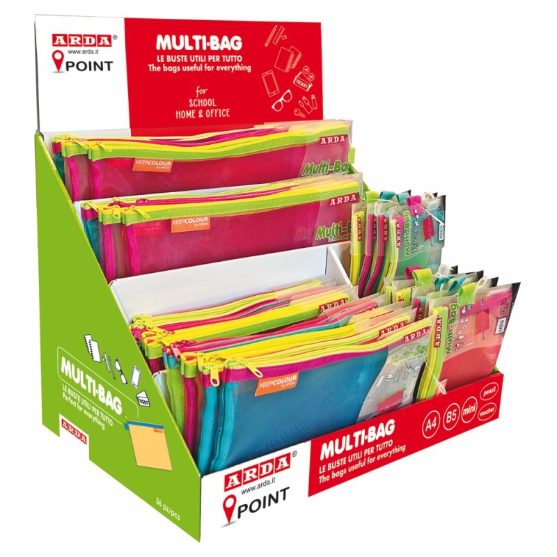 ΦΑΚΕΛΟΣ ΦΕΡΜΟΥΑΡ ARDA  (stand 36τεμ.) ασορτί μεγέθη & χρώματα