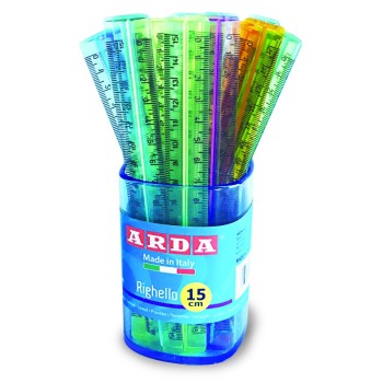 ΥΠΟΔΕΚΑΜΕΤΡΑ ARDA ΔΙΑΦΑΝΗ ΧΡΩΜΑΤΙΣΤΑ 15cm (ποτήρι 50τεμ.)