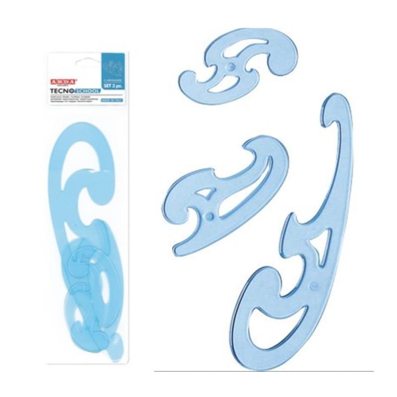 ΚΑΜΠΥΛΟΓΡΑΜΜΑ ARDA TECKNOSCHOOL ΣΕΤ 3τεμ.