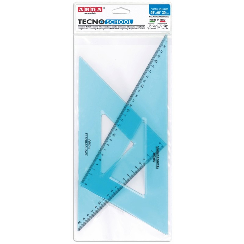 ΤΡΙΓΩΝΑ ΖΕΥΓΗ ARDA TECNOSCHOOL 30cm