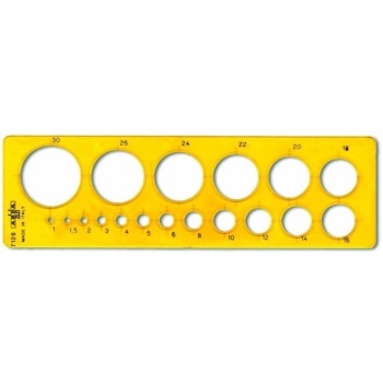 ΣΤΕΝΣΙΛ ARDA ΚΥΚΛΩΝ ΜΙΚΡΟ (1-30)