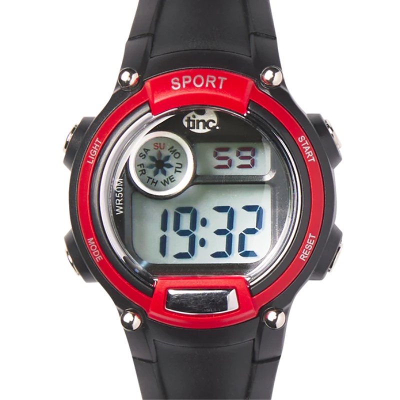 ΡΟΛΟΙ TINC SPOTCH DIGITAL WATCH  (Μαύρο-Κόκκινο)