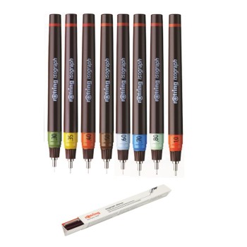 ΙΣΟΓΡΑΦΟΙ ROTRING 0.3-0,4-0,5-0,8