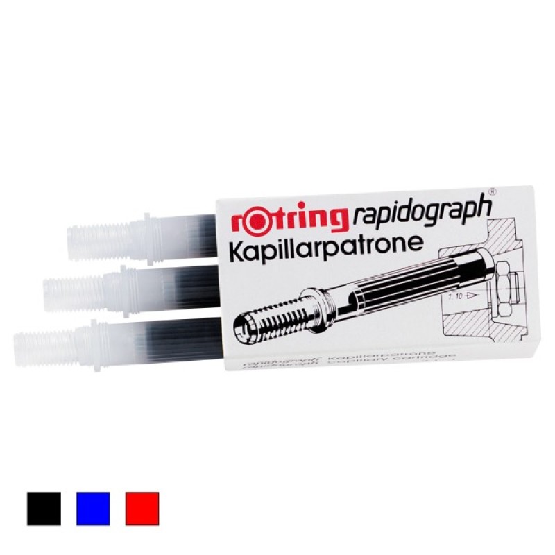 ΑΜΠΟΥΛΕΣ ROTRING ΡΑΠΙΤΟΓΡΑΦΟΥ ΧΡΩΜΑΤΙΣΤΕΣ
