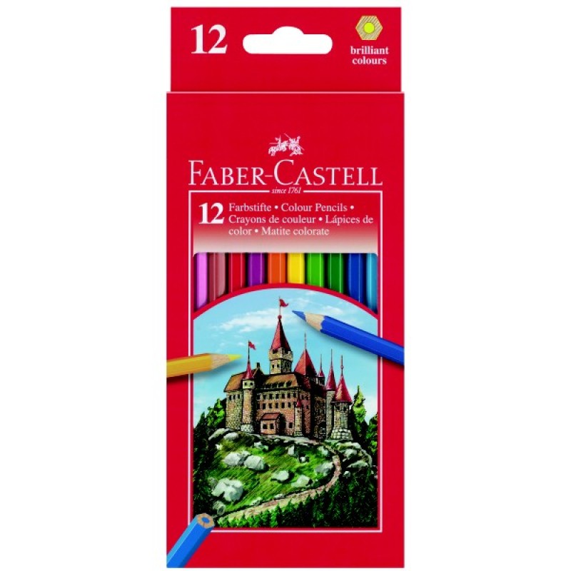 ΚΡΑΓΙΟΝ ΞΥΛΙΝΑ F.CASTELL 12 χρωμ. (120112)