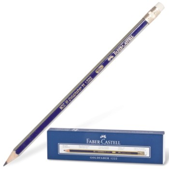 ΜΟΛΥΒΙΑ F.CASTELL GOLDFABER ΡΙΓΕ ΓΟΜΑ Νο 2001 (μπλε-χρυσό)