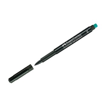 ΜΑΡΚΑΔΟΡΟΙ F.CASTELL PERMANENT ΔΙΑΦΑΝ. MEDIUM ΜΑΥΡΟ