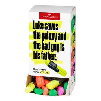 ΜΑΡΚΑΔΟΡΟΙ F.CASTELL ΥΠΟΓΡΑΜΜΙΣΗΣ ΜΙΝΙ ΦΩΣΦΟΡΟΥΧΟΙ  (stand 60τεμ.)