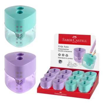 ΞΥΣΤΡΕΣ F.CASTELL ΒΑΡΕΛΑΚΙ 2/ΠΛΟ  ΤΡΙΓΩΝ. ΜΙΝΙ GRIP (μπλε,ροζ,τυρκουάζ) (1831-96)