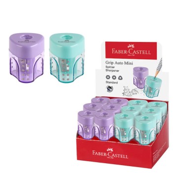 ΞΥΣΤΡΕΣ F.CASTELL ΒΑΡΕΛΑΚΙ ΤΡΙΓΩΝ. ΜΙΝΙ GRIP (μπλε,ροζ,τυρκουάζ) (1834-90)