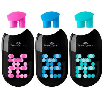 ΞΥΣΤΡΕΣ F.CASTELL ΒΑΡΕΛΑΚΙ ΔΙΠΛΟ + ΓΟΜΑ TWO TONE ΑΣΟΡΤΙ 18τεμ.